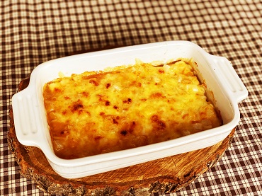 上高地みそ ちぎりキャベツだれレシピ 厚揚げのとろ～りチーズ焼き